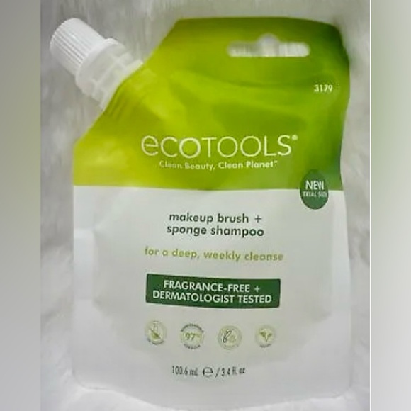 🆕🌿 ECOTOOLS MAKE-UP BRUSH & SPONGE SHAMPOO. BRAND NEW SEALED. FRGRANCE FREE! - Picture 3 of 6